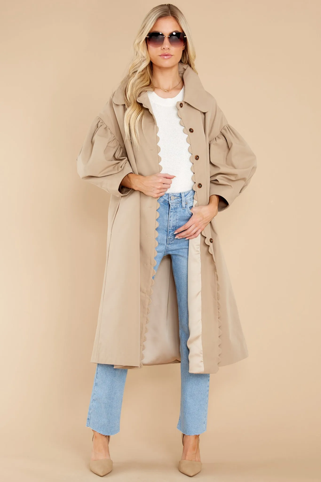 Chic By Design Taupe Coat