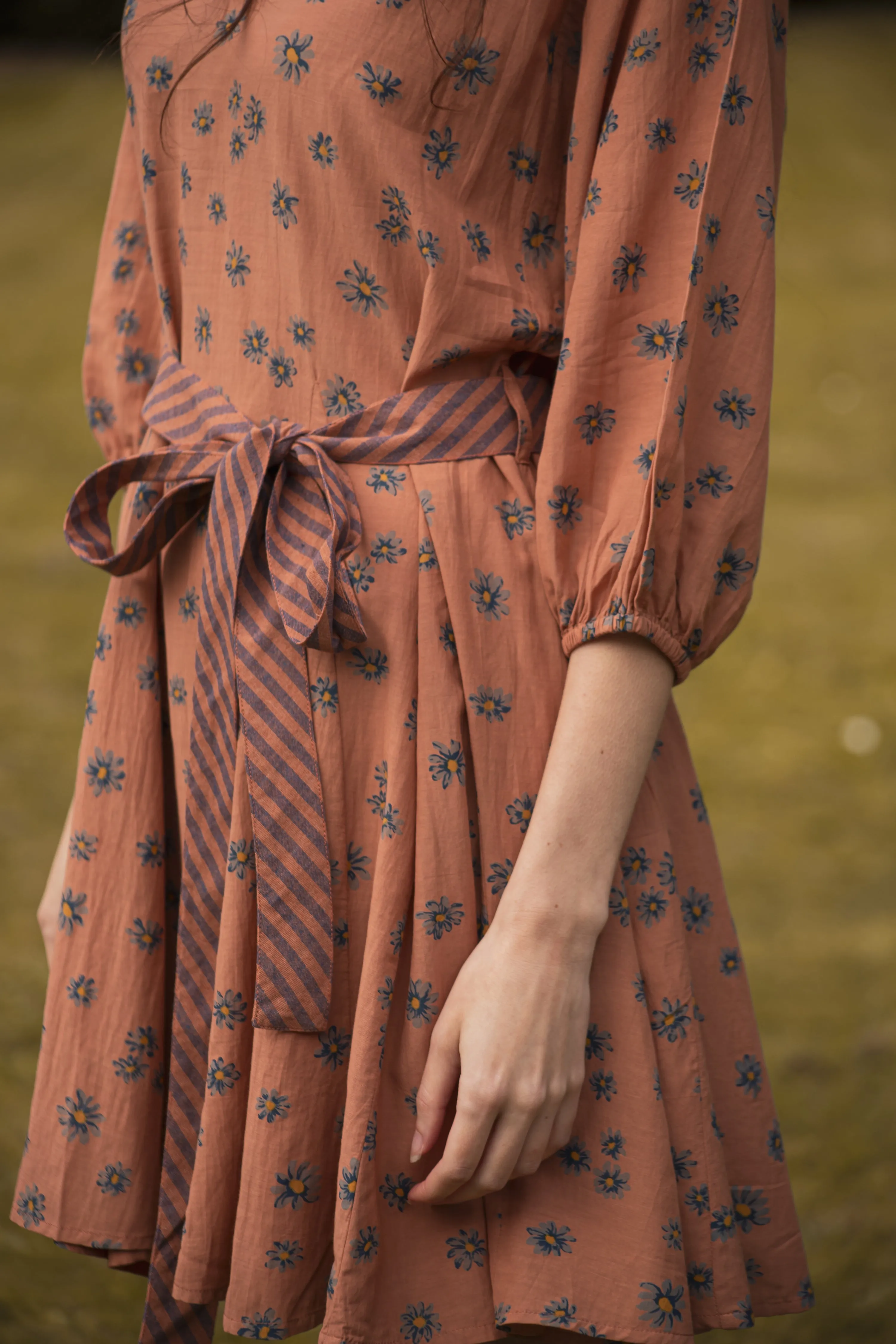 Cinnamon Daisy Mini Dress