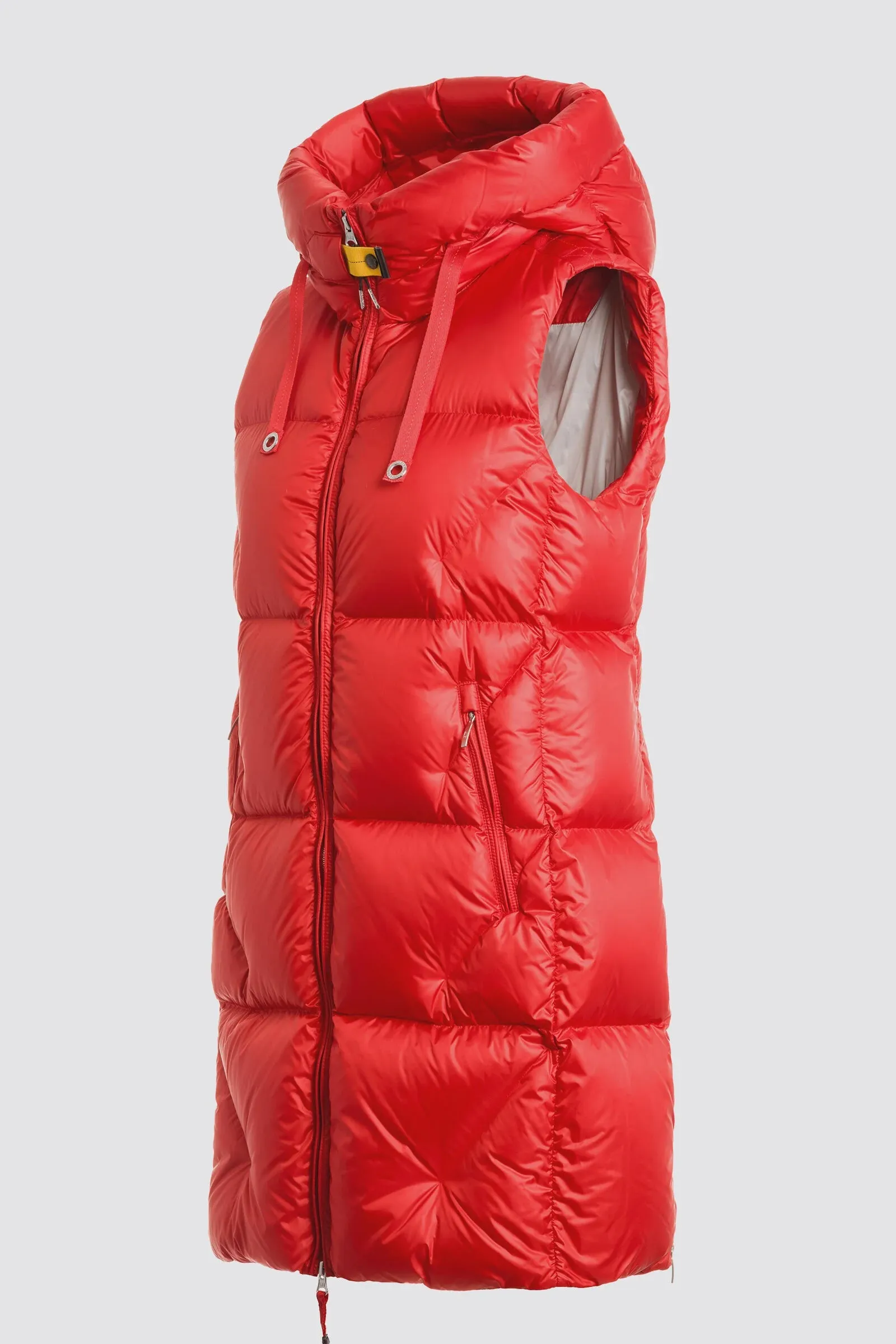 Parajumpers Women's ZULY Down Vest in Red HORMUZ PWPUHY35