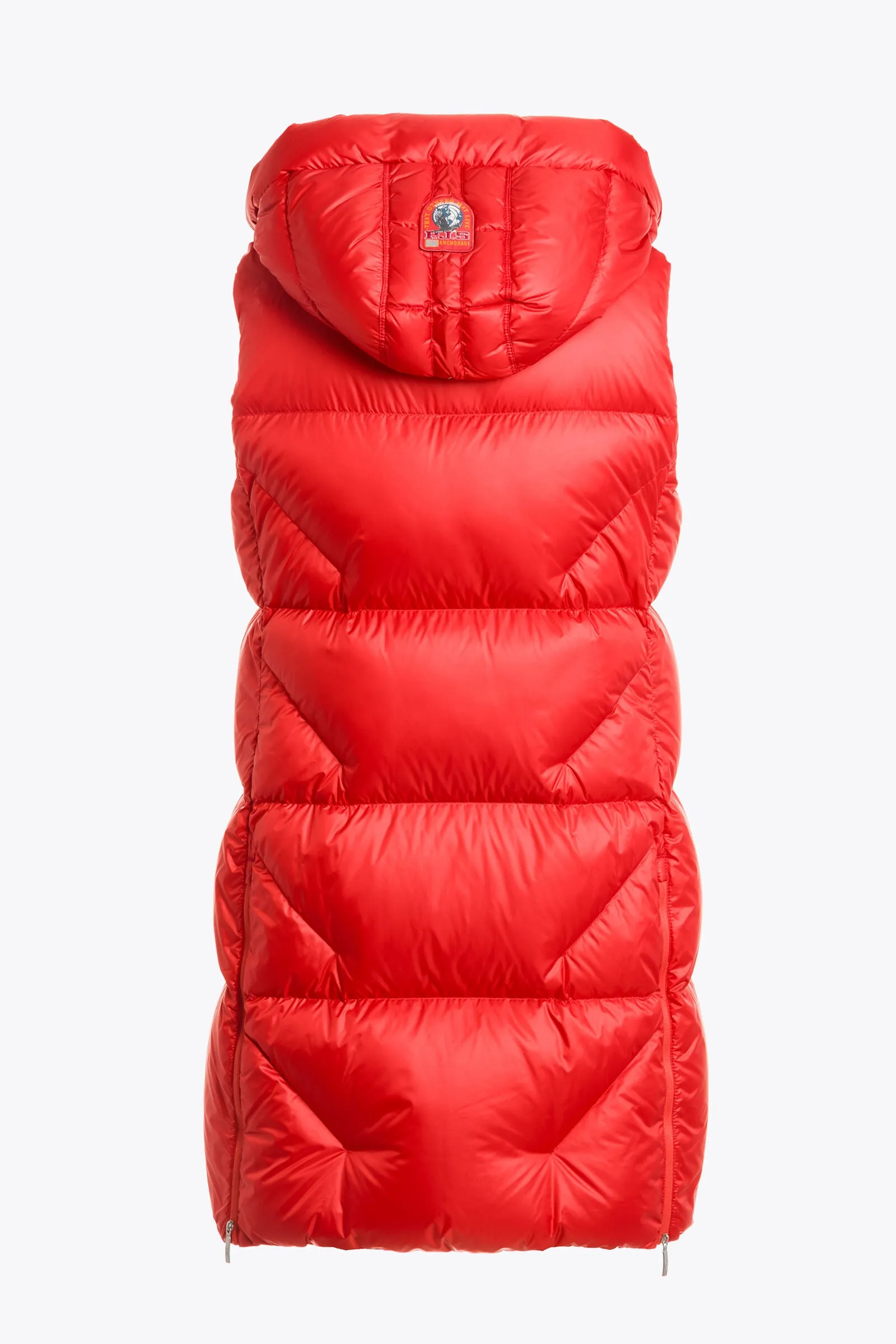 Parajumpers Women's ZULY Down Vest in Red HORMUZ PWPUHY35