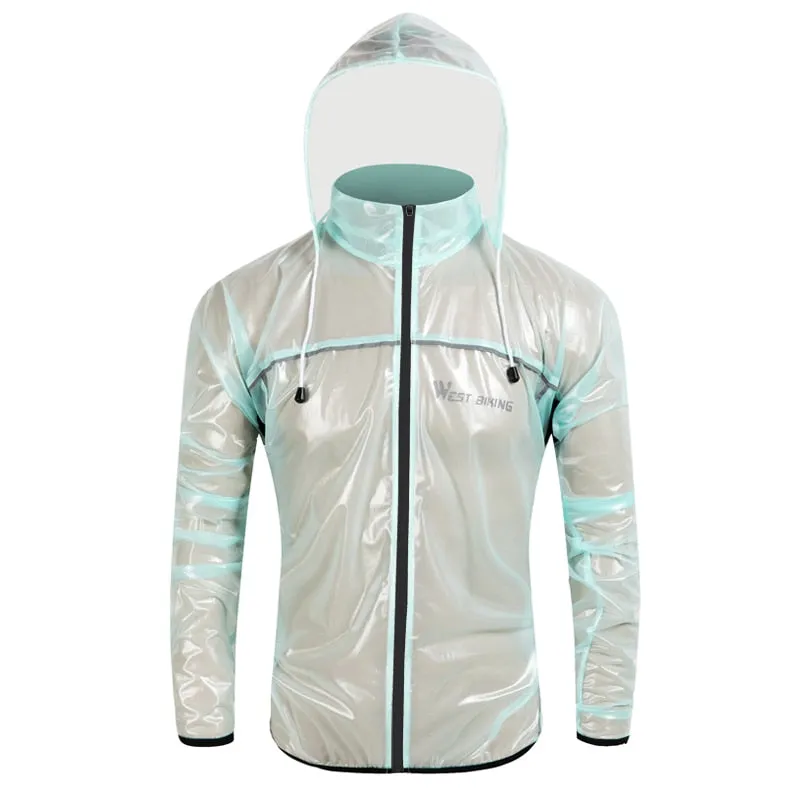 Reflective Cycling Raincoat Windproof Waterproof Windbreaker Bike Jersey Mountain Road Bicycle Bike Cycling Raincoat