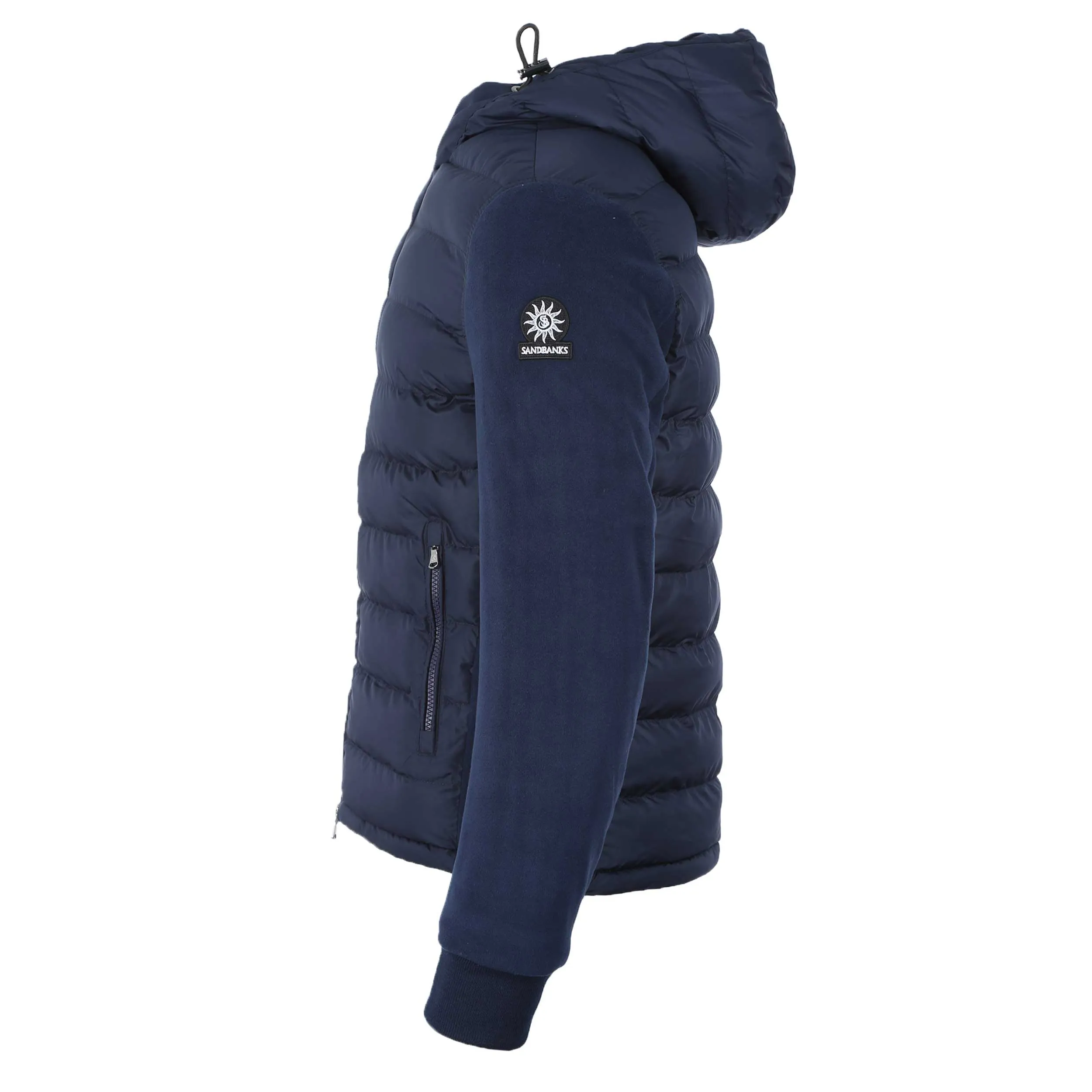 Sandbanks Polartec Hybrid Jacket in Navy