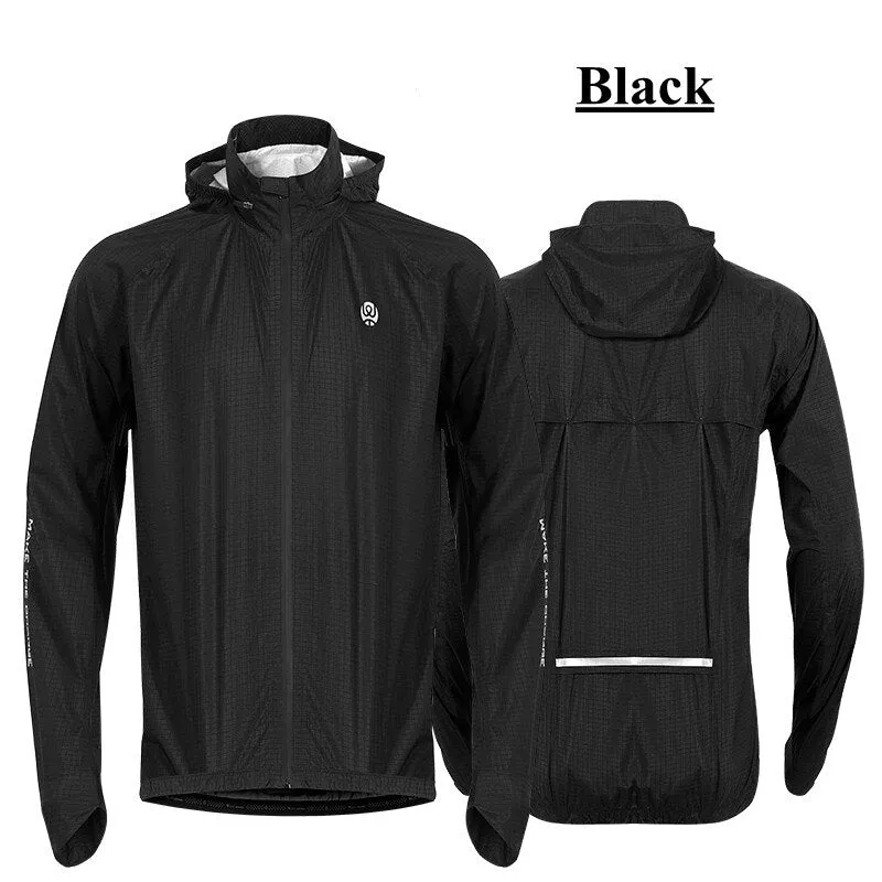 Waterproof Windproof Men Cycling Jacket MTB Bicycle Jacket Reflective Sport Raincoat Windbreaker Long Sleeve Jersey